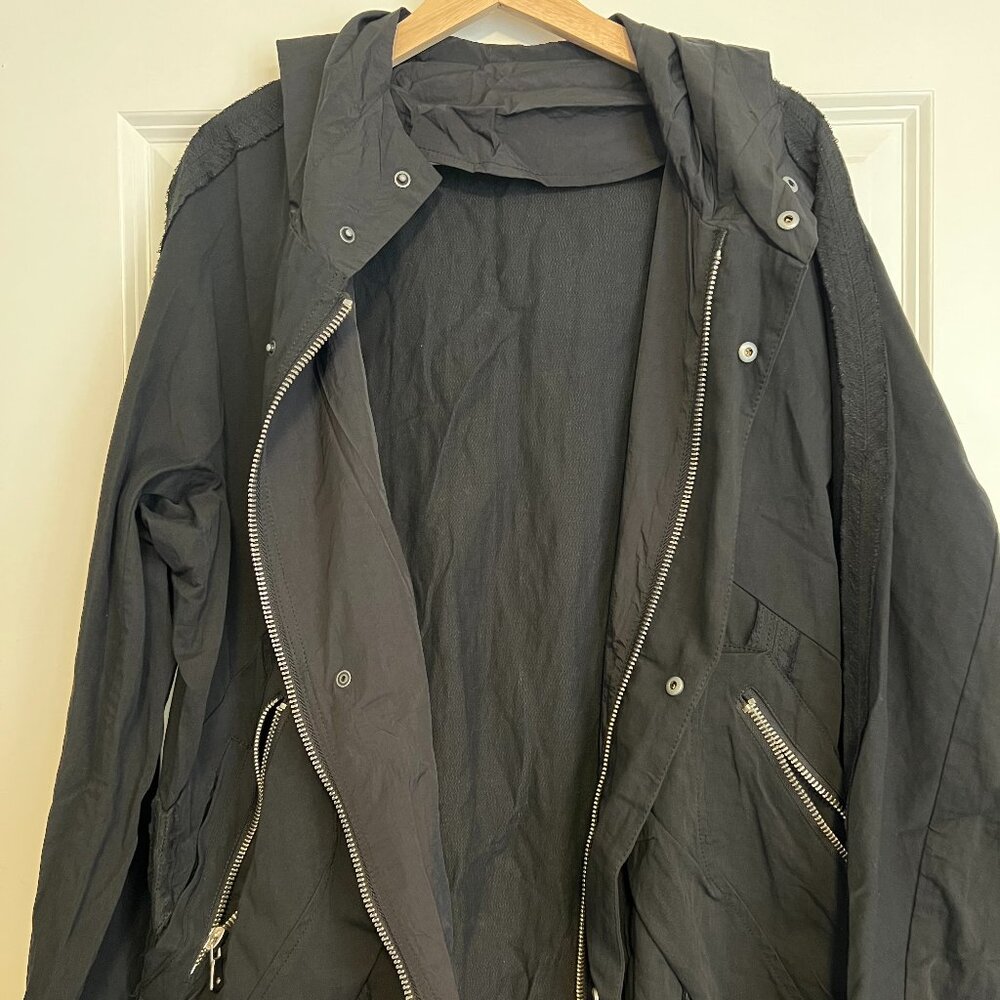 Oversized Military-Inspired Streetwear Jacket - Size M/L